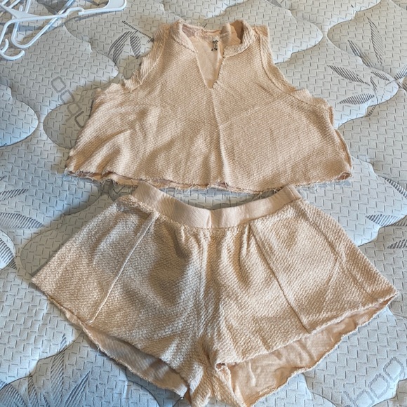 Free People Intimates & Sleepwear Free People Blush Pink Loungepj